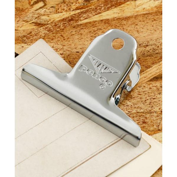 文房具 penco ペンコ クランピークリップ ブッククリップ シルバー S