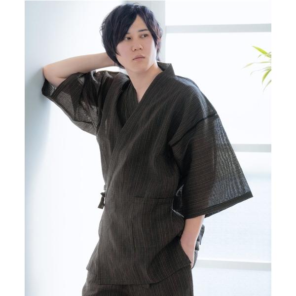 浴衣 メンズ 綿麻甚平 S/M/L/LL/3L/4L メンズ