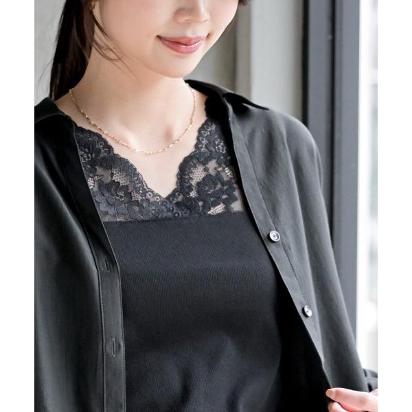 タンクトップ ノースリーブ スクエアー×Ｖネック前後２ＷＡＹタンクトップ レディース