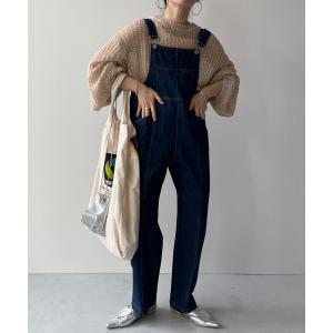 サロペット オーバーオール loose and slim denim salopette / ルーズアンドスリムデニムサロペット レディース メンズ
