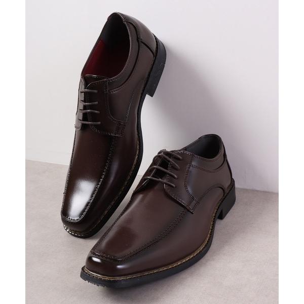 ビジネスシューズ KW-SELECT 防水 防滑 幅広3E ローヒールビジネスシューズ Uチップ T...