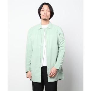 ステンカラーコート DESCENTE ALLTERRAIN SCHEMATECH AIR BAL COLLAR COAT (STORM GREEN)｜zozo