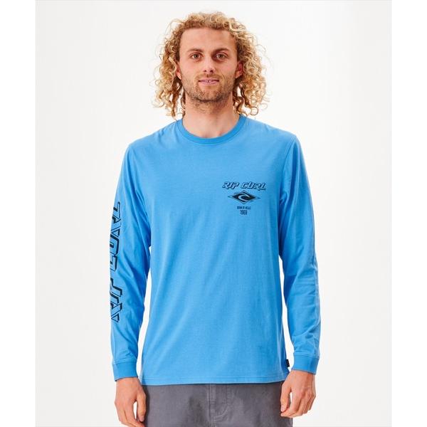 tシャツ 「RIPCURL（リップカール）」FADE OUT ICON/袖プリントロゴ長袖ロンT メ...