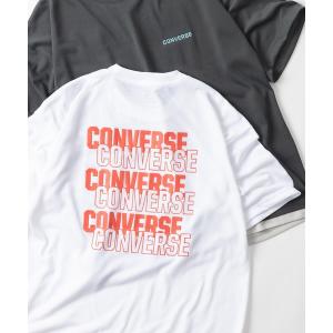 tシャツ Tシャツ 【CONVERSE／コンバース】フェイクレイヤードTシャツ/ブランドロゴ/バックプリント/ワンポイント｜zozo