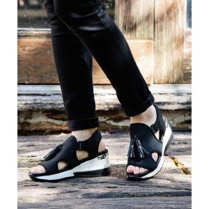 サンダル MINNETONKA（ミネトンカ） / 「EMC RETAIL STORE 別注」ネオプレーン タッセルサンダル 18M11 ネオプレン ウ