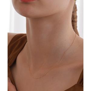 JUPITER ネックレス 「K10」スクリューチェーンネックレス/42cm