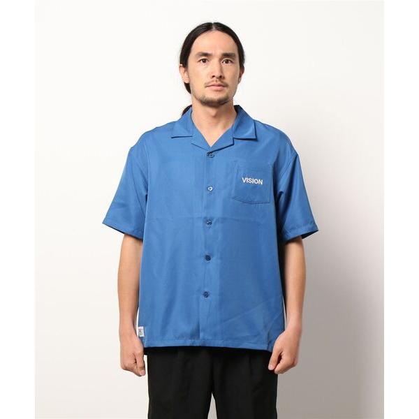 シャツ 「VISION STREET WEAR/ビジョンストリートウェア」恐竜刺繍 ワンポイントロゴ...