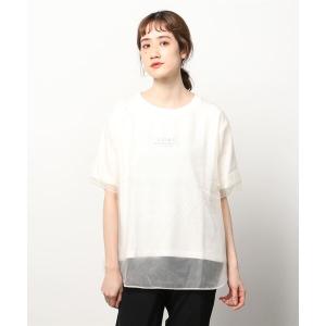 tシャツ イグニオ  シアーレイヤードロゴTシャツ レディース