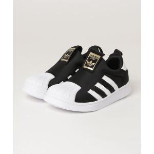 スニーカー キッズ adidas アディダス 17-21SST 360 C キッズ スーパースター 360 GY9027 CBLK/FWHT/FWHT｜zozo