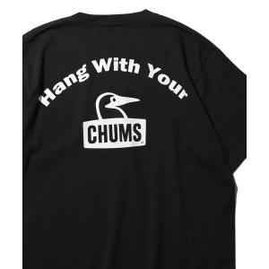 tシャツ WEB限定 CHUMS×FREAK'S STORE/チャムス 別注 ヘビーウェイト アーチロゴ バックプリントTシャツ メンズ