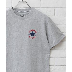 メンズ tシャツ Tシャツ 「CONVERSE/コンバース」サガラパッチ刺繍ワンポイントロゴ クルーネックTシャツ｜zozo