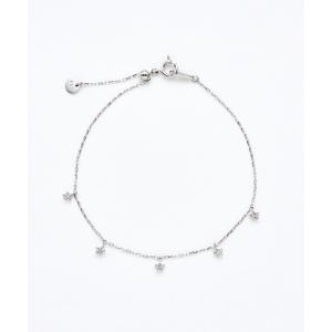 ✴︎最終値下げ✴︎SIENA ROSE K10 ダイヤ　ブレスレット SIENA ROSE（シエナロゼ） ブレスレット 一粒ダイヤのデザインチェーン