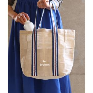 レディース トートバッグ バッグ インポート インド製 LESS DRESS TOTE BAG ジュート×コットン混 トートバッグ Mサイズ 「Wis｜zozo