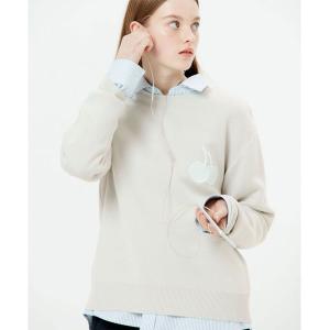 ニット セーター KIRSH UNI MIDDLE CHERRY KNIT LS/キルシーミドルチェリーニット レディース