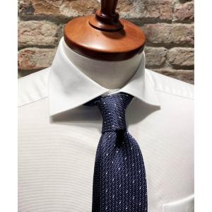 ネクタイ [クリケット] Cricket フレスコドット＆無地 クレリック ネクタイ
