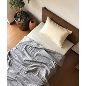 TOMORROWLAND HOME ベッド 寝具 ブロックプリントキルト マルチカバー