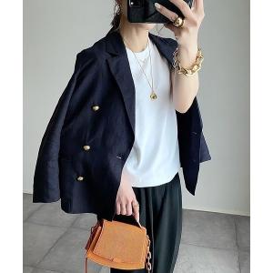 ジャケット テーラードジャケット 「リバイバル！」リネンヴィンテージサマージャケット レディース