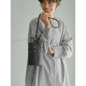 ショルダーバッグ バッグ ハーフメッシュバケットバッグ レディース