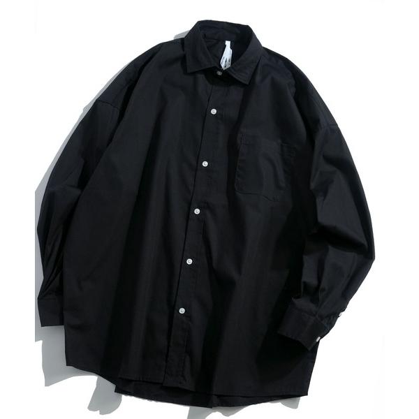シャツ 綿ブロードレギュラーカラービッグシルエットシャツ(IR) オーバーサイズ メンズ レディース...
