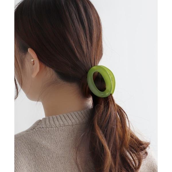 ヘアクリップ フランス製オーバルバンスクリップ