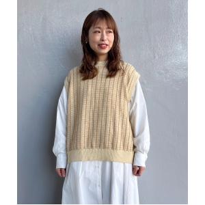 ニット ジャガードニットベスト