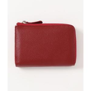 財布 バイカラー 三つ折りミニ財布 本革 エプソンレザー レディース