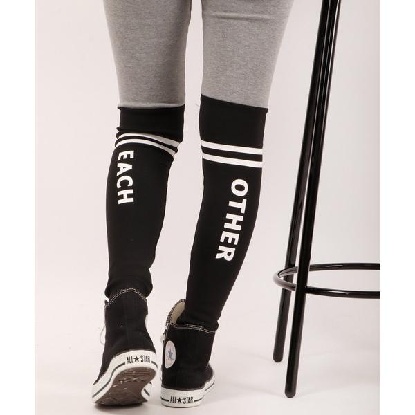 レギンス バイカラーロゴ2WAYレギンスパンツ メンズ レディース