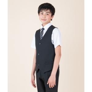 「JUNIOR」ネクタイ付き半袖ベストスーツ キッズ
