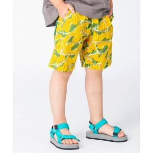 パンツ ウエストコード総柄ハーフパンツ 5分丈 キッズ 子供服 男の子