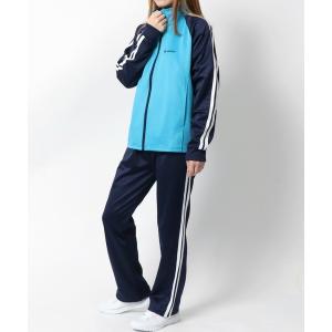 ジャージ soleildor/ソレイルドール サイドライン ラグランジャージ×トラックパンツ セットアップ レディース 上下セット レディース