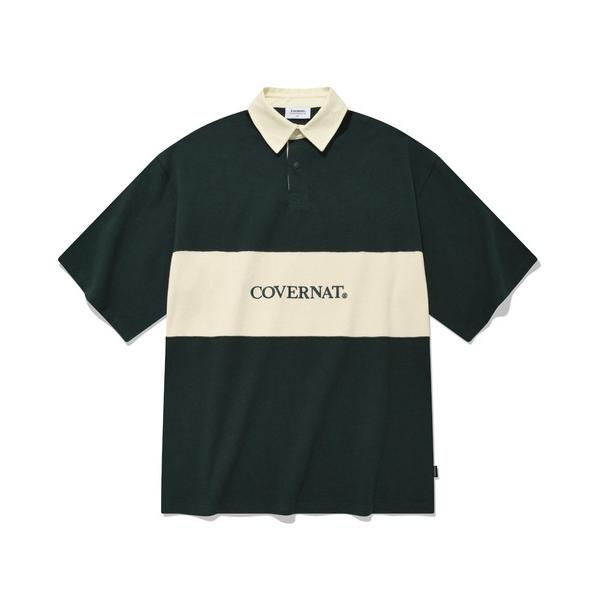 ポロシャツ 「COVERNAT」RUGBY OVER-FIT T-SHIRT / カバーナット ロゴ...