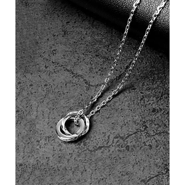 ネックレス LH-1 トライネックレス タテガミダブルリング メンズ レディース