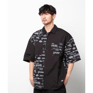 シャツ ブラウス メンズ アシンメトリーデザイン 半袖 ワークシャツ｜ZOZOTOWN Yahoo!店