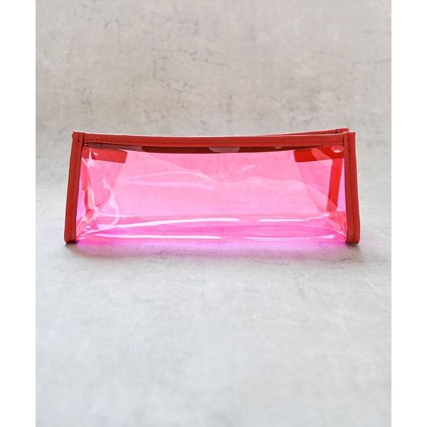 ポーチ POLICIA 三角マチ クリアポーチ /ペンケース レディース メンズ