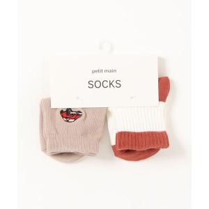 靴下 アソートワンポイント2Pアンクルソックス