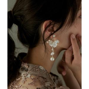 パール ピアス パールフラワーダンスイヤリング ...の商品画像