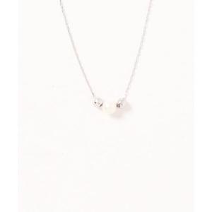 con affetto ネックレス K18ダイヤラウンドネックレス レディース