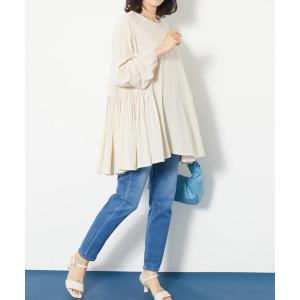 tシャツ Tシャツ バックティアードチュニック
