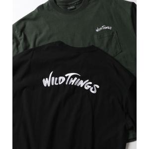 tシャツ Tシャツ WEB限定 WILDTHINGS×FREAK'S STORE/ワイルドシングス 別注 STORATECH バックアーチ刺繍ロゴ ポ
