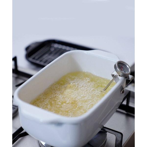 鍋 角型天ぷら鍋 WH 「富士ホーロー」