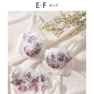 レディース ブラ ブラジャー　重力に負けないバストケアBra　気軽にバストケア　背中すっきり E-Fcup｜zozo