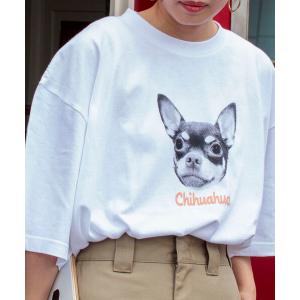 tシャツ Tシャツ DOG＆CAT 犬猫オーバーサイズTシャツ