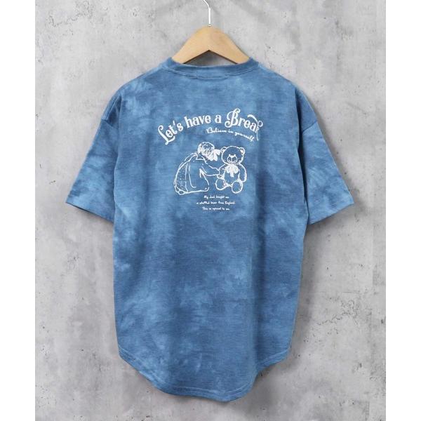 tシャツ タイダイプリントデザイン ビッグT キッズ キッズ 子供服 男の子 女の子