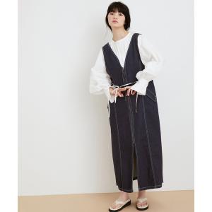ワンピース ジャンパースカート 【WEB限定】2WAYデニムジャンパースカート