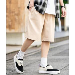 パンツ ナチュラルストレッチツイルショートスケーターパンツ