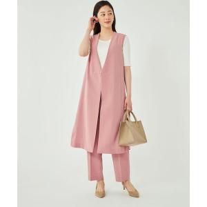 ベスト Pトロ ノーラペル ジレ -マシンウォッシャブル・ストレッチ・防シワ-