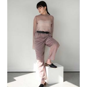 パンツ vintage satin pants レディース