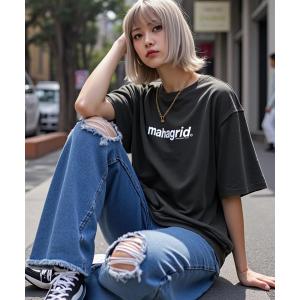 tシャツ 「mahagrid/マハグリッド」BASIC LOGO TEE/ベーシックロゴ Tシャツ 半袖 カットソー レディース メンズ