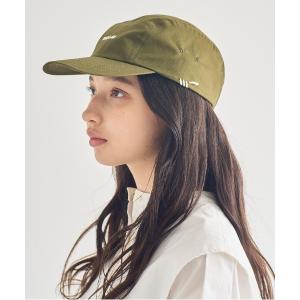 帽子 キャップ メンズ HUNTISM ハンティズム / Ventile W.I.A Camp Cap ベンタイル ロゴ刺繍キャンプキャップ ジェット｜zozo