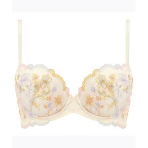 下着女性 上下セット 背中すっきりブラ＆ショーツセット